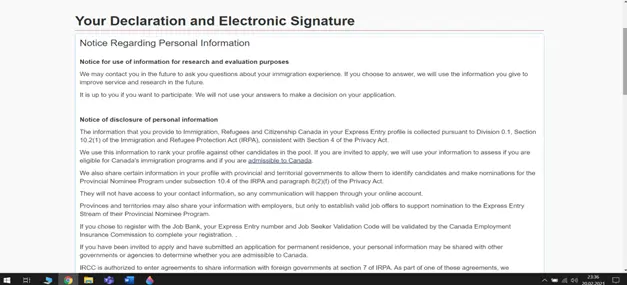 Express Entrey Başvurusu Adım - 51