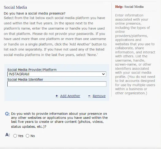 ABD Vize Formunda Sosyal Medya Bilgilerini Vermek Şart Mıdır?