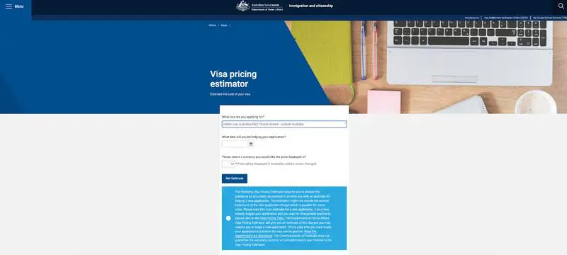 Avustralya Vizesi için Başvuru Ücreti Nasıl Hesaplanır?