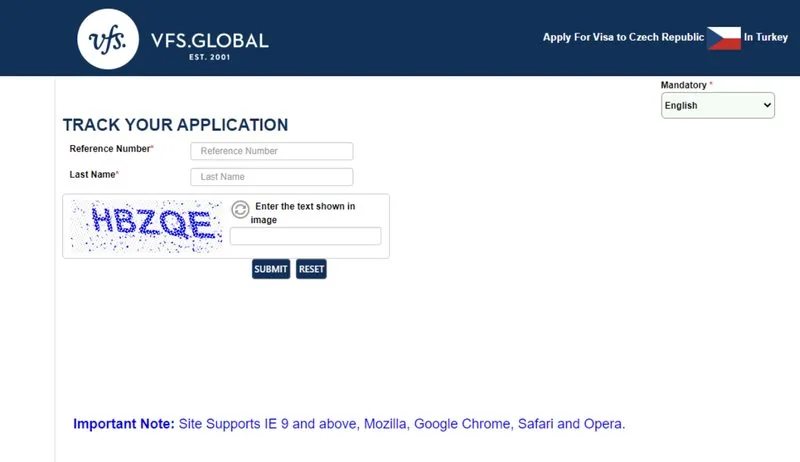 Çek Cumhuriyeti Vize Takip İşlemini Nasıl Yapabilirim?