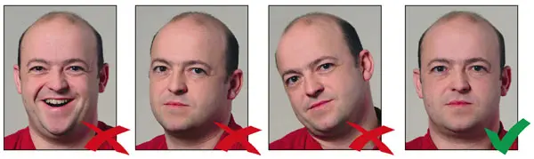 Danimarka Vize Fotoğrafı Örneği