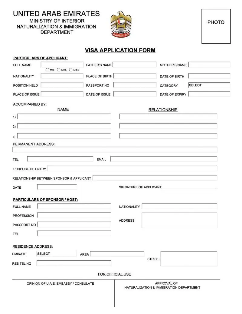 Dubai Turistik Vize Başvuru Formu Nasıl Doldurulur?