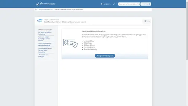 E-Devlet Üzerinden SGK Hizmet Dökümü