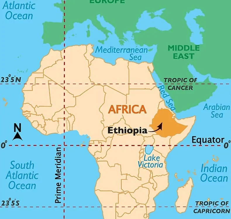 Etiyopya Nerededir