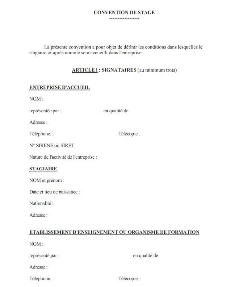 Fransa Erasmus+ Vizesi için Staj Sözleşmesi Nasıl Olmalı?