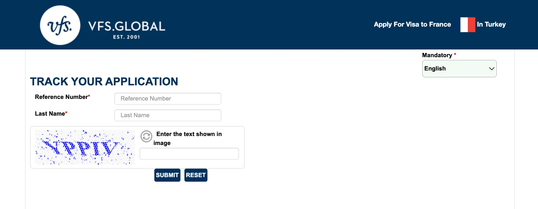 Fransa Vize Takip Sorgulama