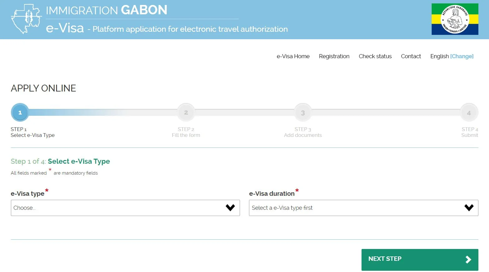 Gabon E-Vize Başvurusu