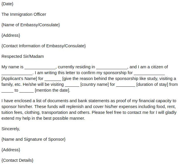 İngiltere Sponsor Dilekçesi Hangi Dilde Yazılmalıdır?