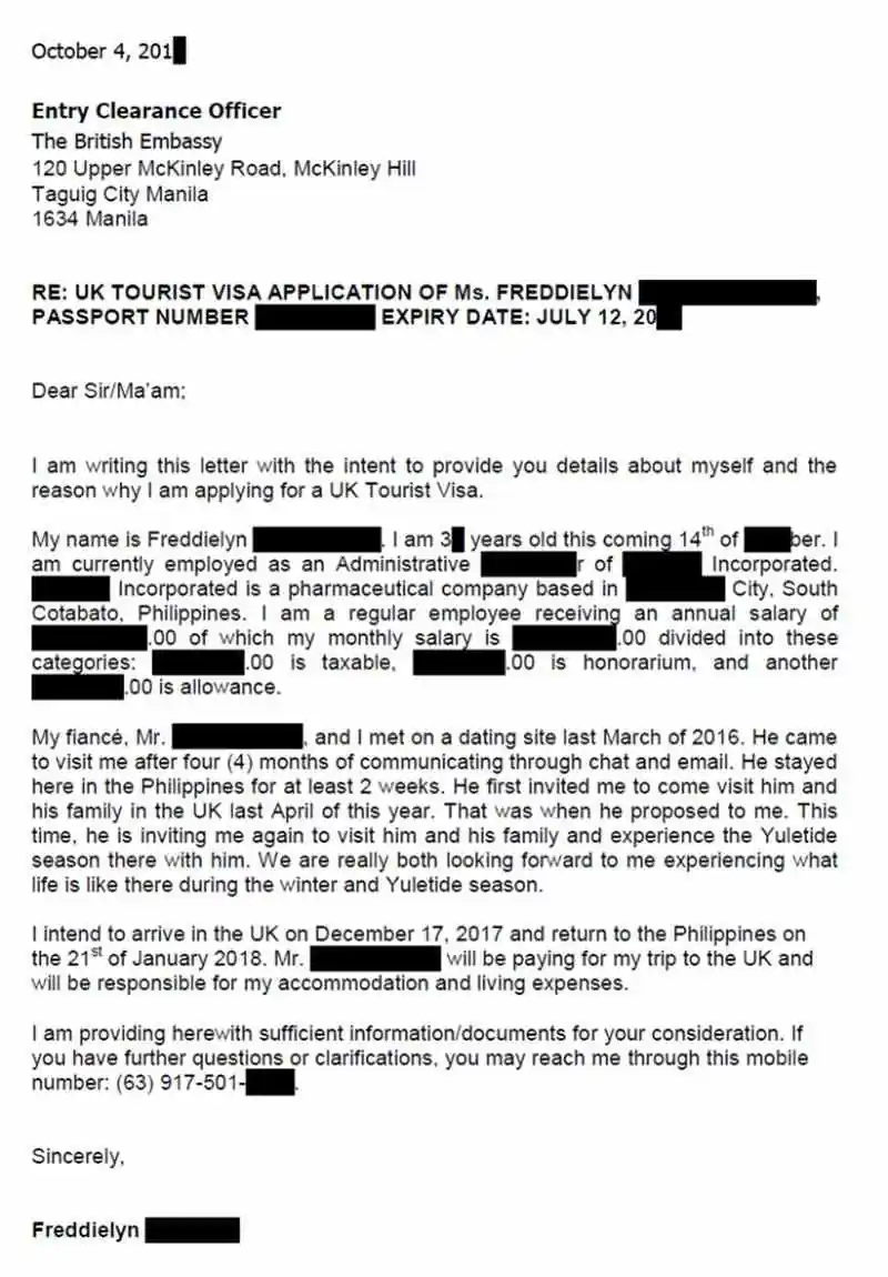 İngiltere Ticari Vize Dilekçe Örneği Nasıl Olmalıdır?