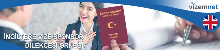 İngiltere Vize Sponsor Dilekçesi Örneği