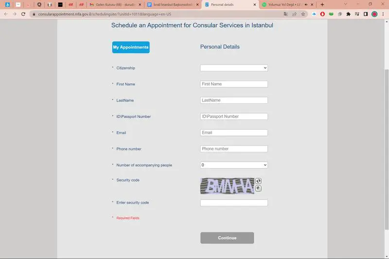 İsrail Konsolosluğu İstanbul’dan Vize Randevusu Nasıl Alınır?