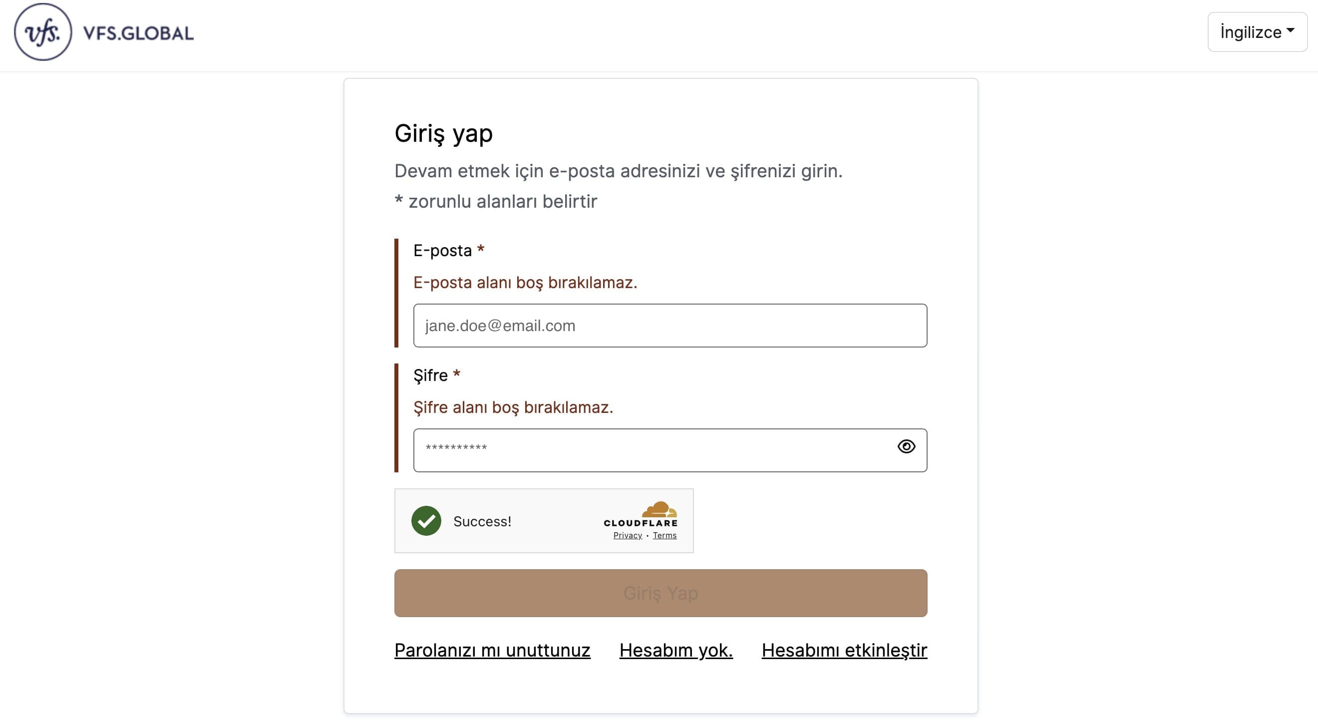İsveç C Tipi (Schengen) Vize Randevusu Ekranı 2