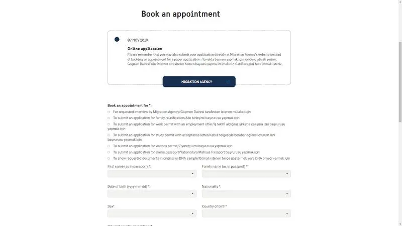 İsveç Çalışma Vizesi Randevusu Nasıl Alınır?