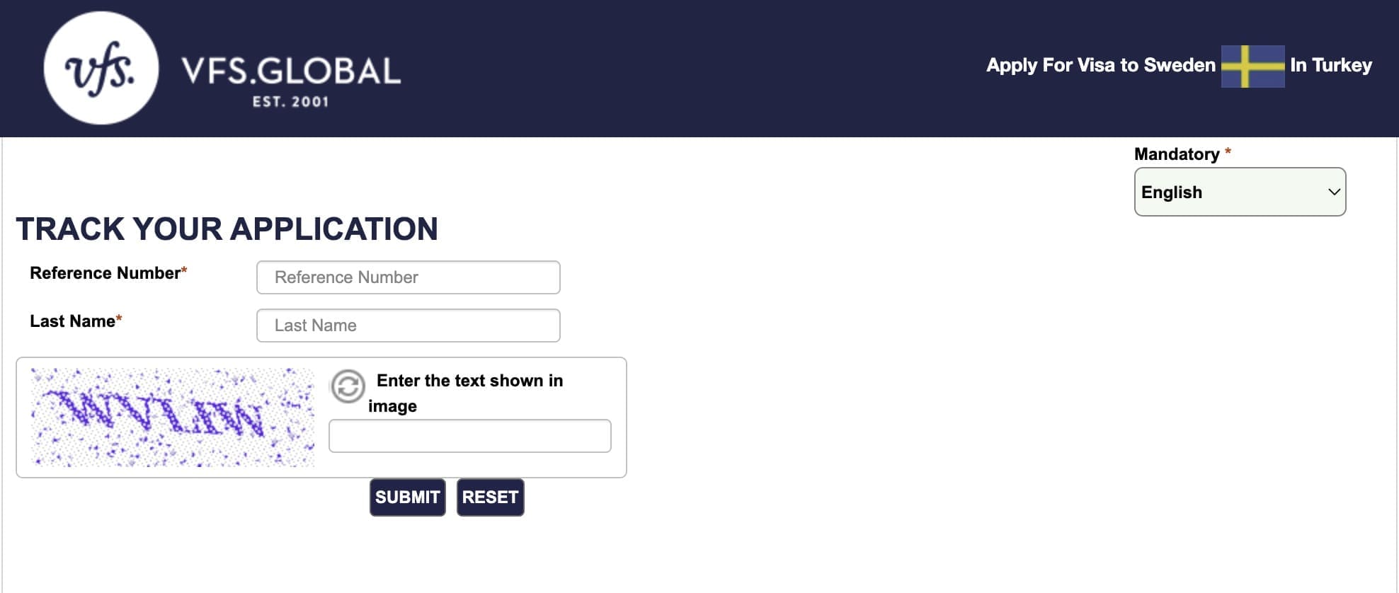 İsveç Turist Vizesi Başvuru Sorgulama Vfs