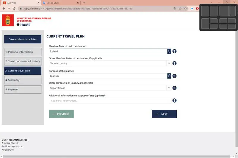 İzlanda Kısa Süreli Vize Başvuru Formunda Hangi Bilgiler İstenir?