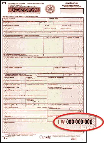 Kanada UCI Numarası İniş Kaydı