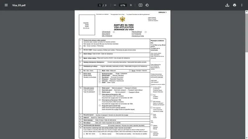 Karadağ Vize Formu Nasıl Doldurulur?