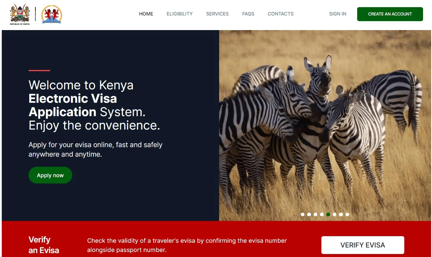 Kenya Ticari Vize Başvuru Sitesi