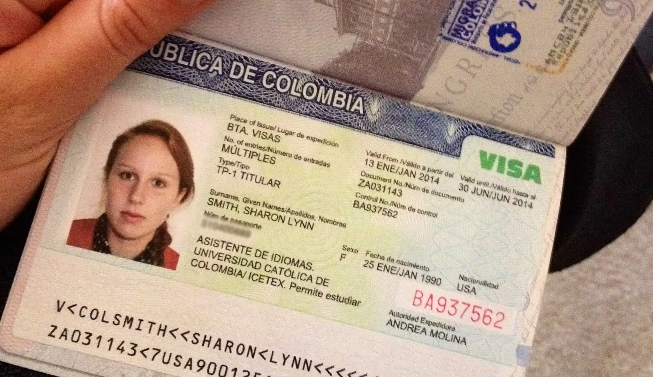 Kolombiya Vize Başvurusu