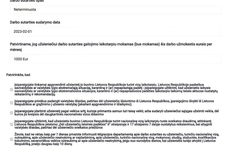 Litvanya Arabuluculuk Mektubu Örneği