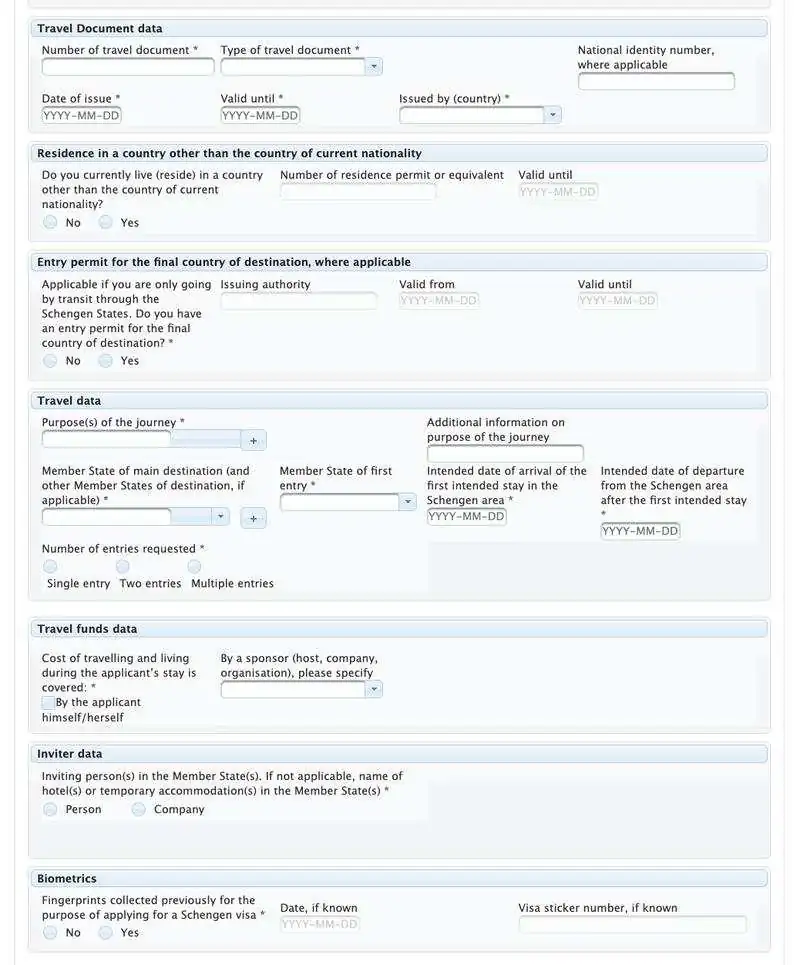 Litvanya Vize Formu Nasıl Doldurulur 5