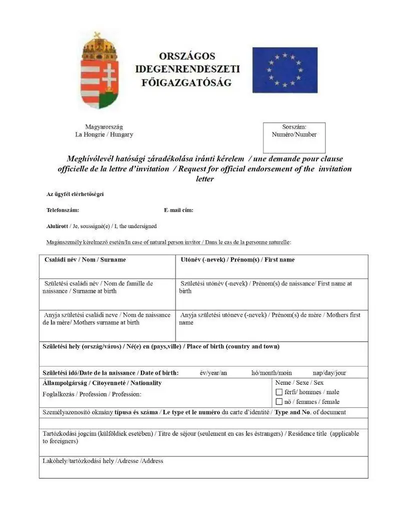 Macaristan Vizesi için Davet Mektubu Nasıl Olmalıdır?