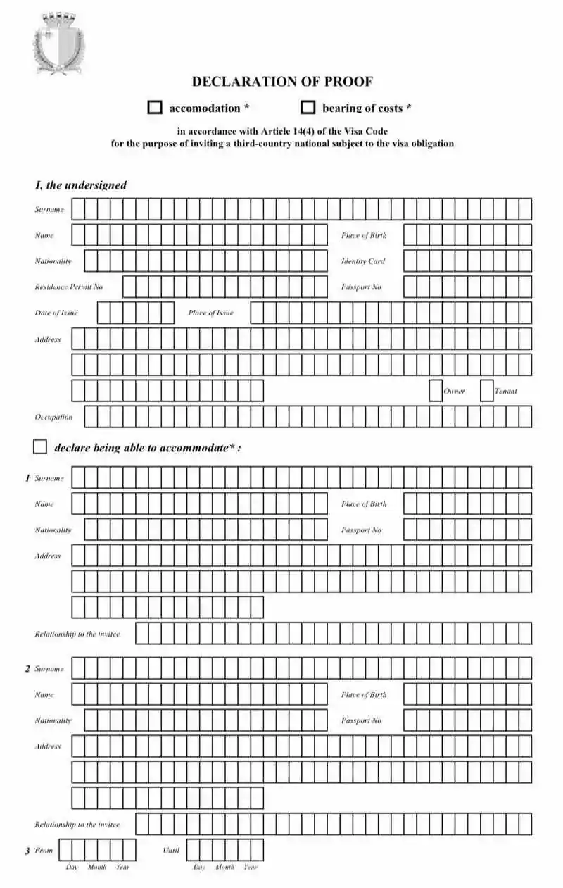 Malta Vize Davetiyesi Nasıl Olmalıdır?