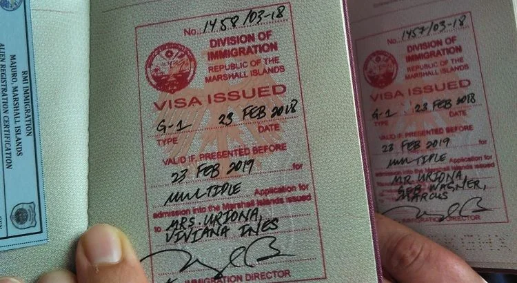 Marşal Adaları Kapı Vizesi