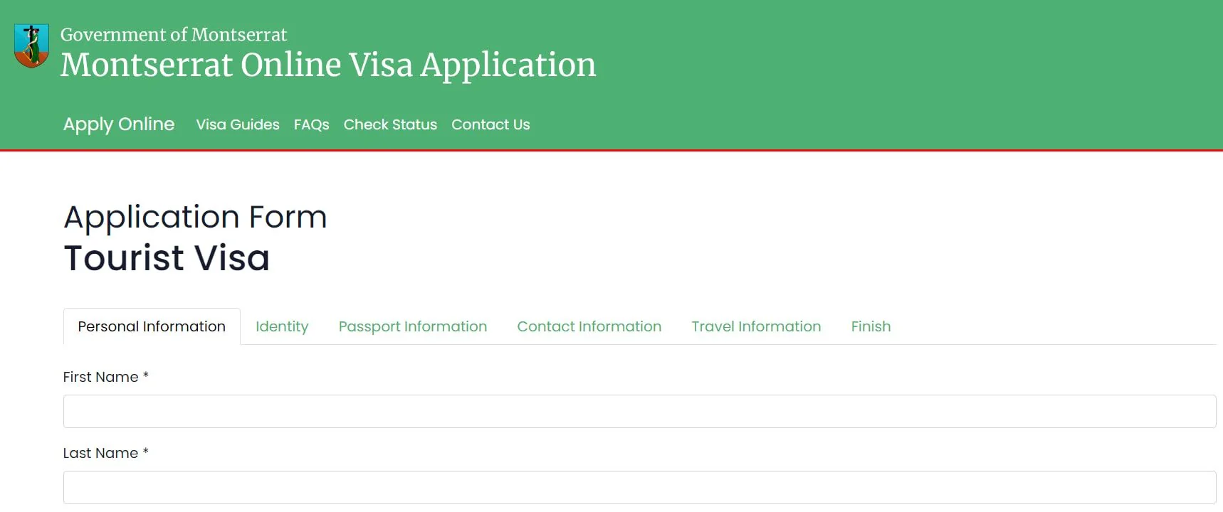 Montserrat Vize Başvurusu
