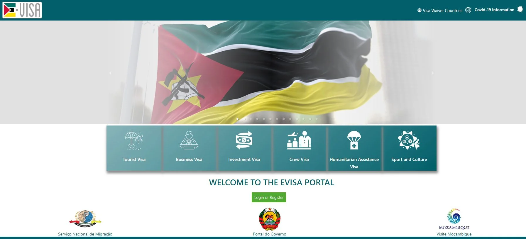 Mozambik E-Vize Başvurusu