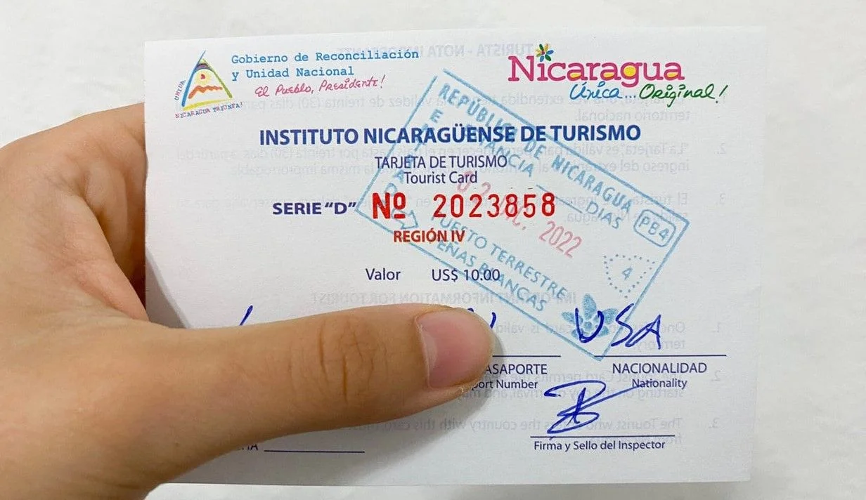 Nikaragua Turist Kartı