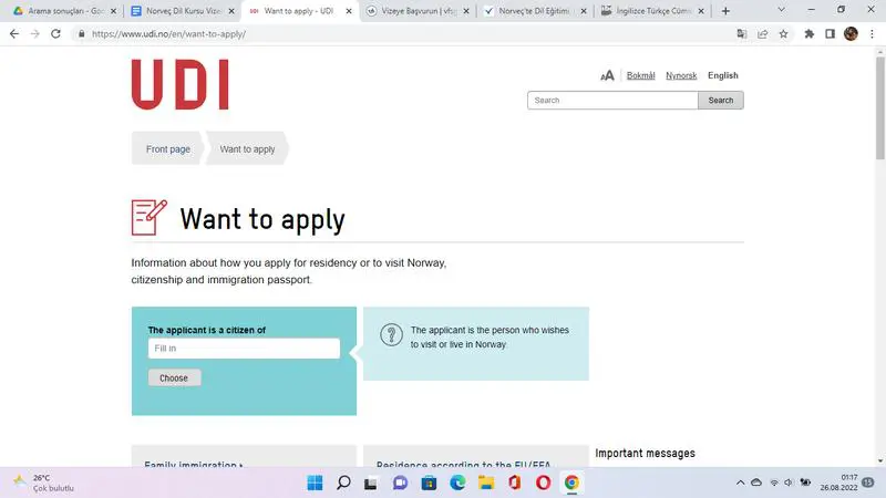 Norveç Dil Okulu Vizesi Başvurusu Nasıl Yapılır?