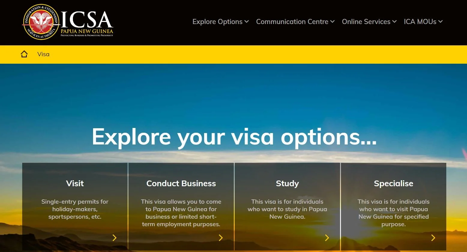 Papua Yeni Gine Vize Başvurusu