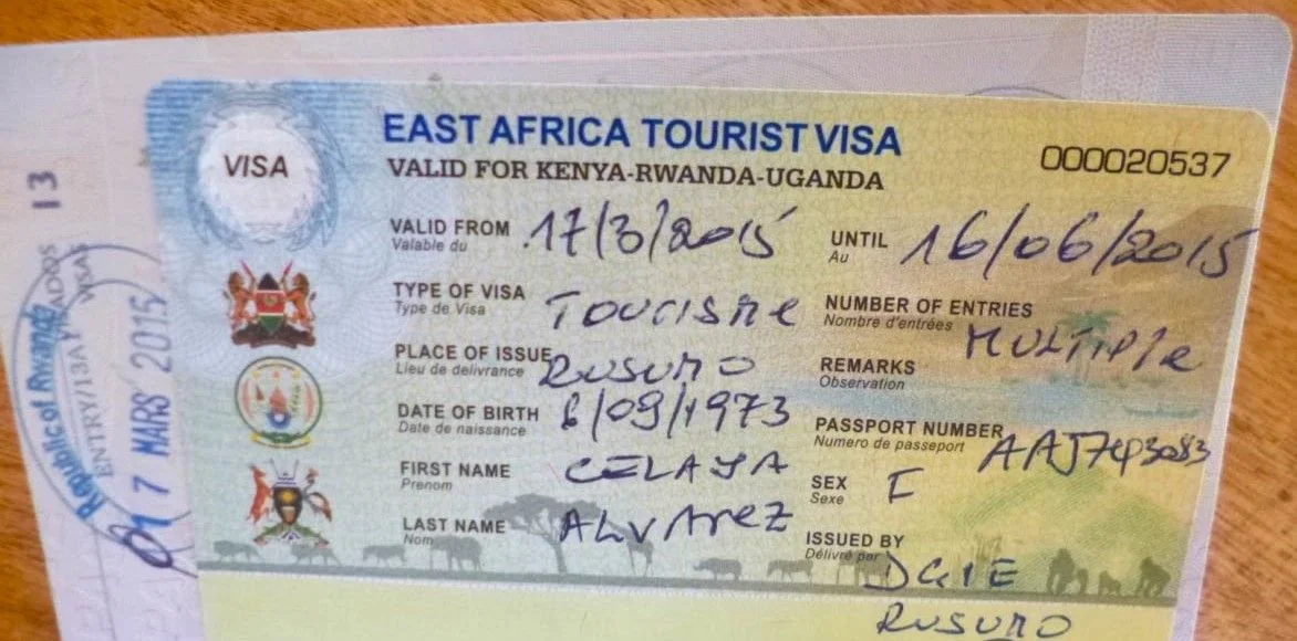 Ruanda Doğu Afrika Turist Vizesi