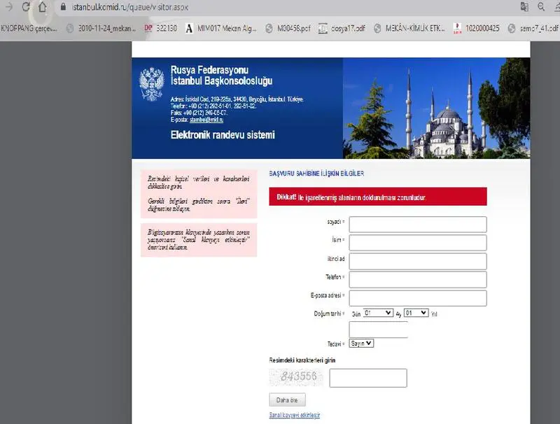 Rusya Başkonsolosluğu Randevu Alma İşlemi Nasıl Yapılır?
