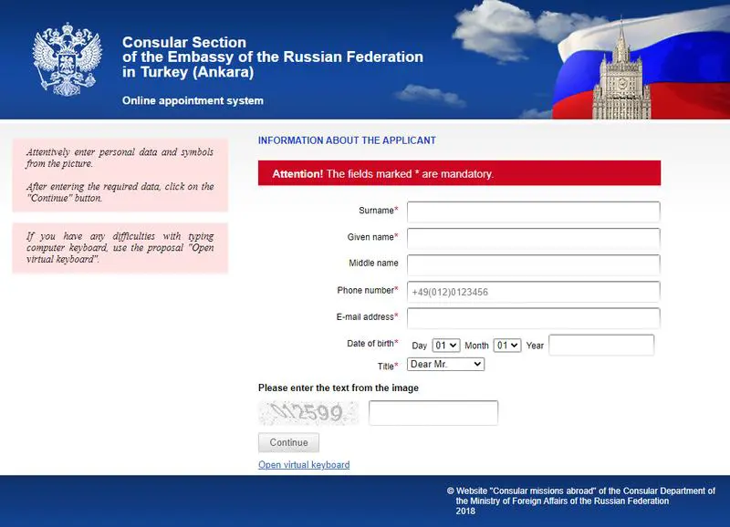 Rusya Elçiliği için Vize Başvuru Randevusu Nasıl Alınır?