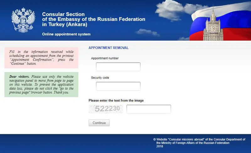 Rusya Vize Randevusu İptali veya Değişikliği Nasıl Yapılır?