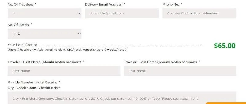 Schengen Otel Rezervasyonunda Bulunması Gereken Bilgiler Nelerdir?