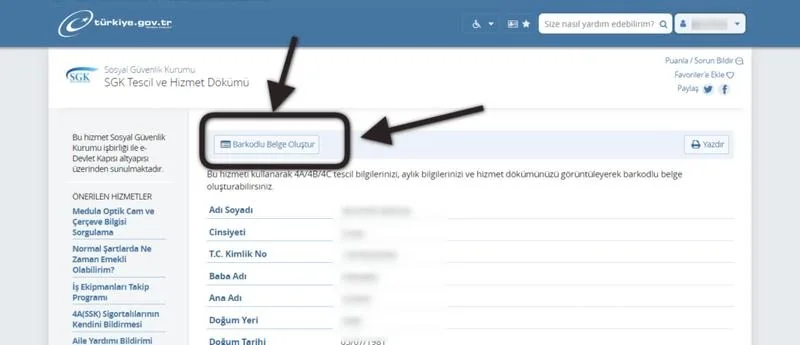 Schengen Vizesi İçin SGK Hizmet Dökümü Nasıl Alınır?