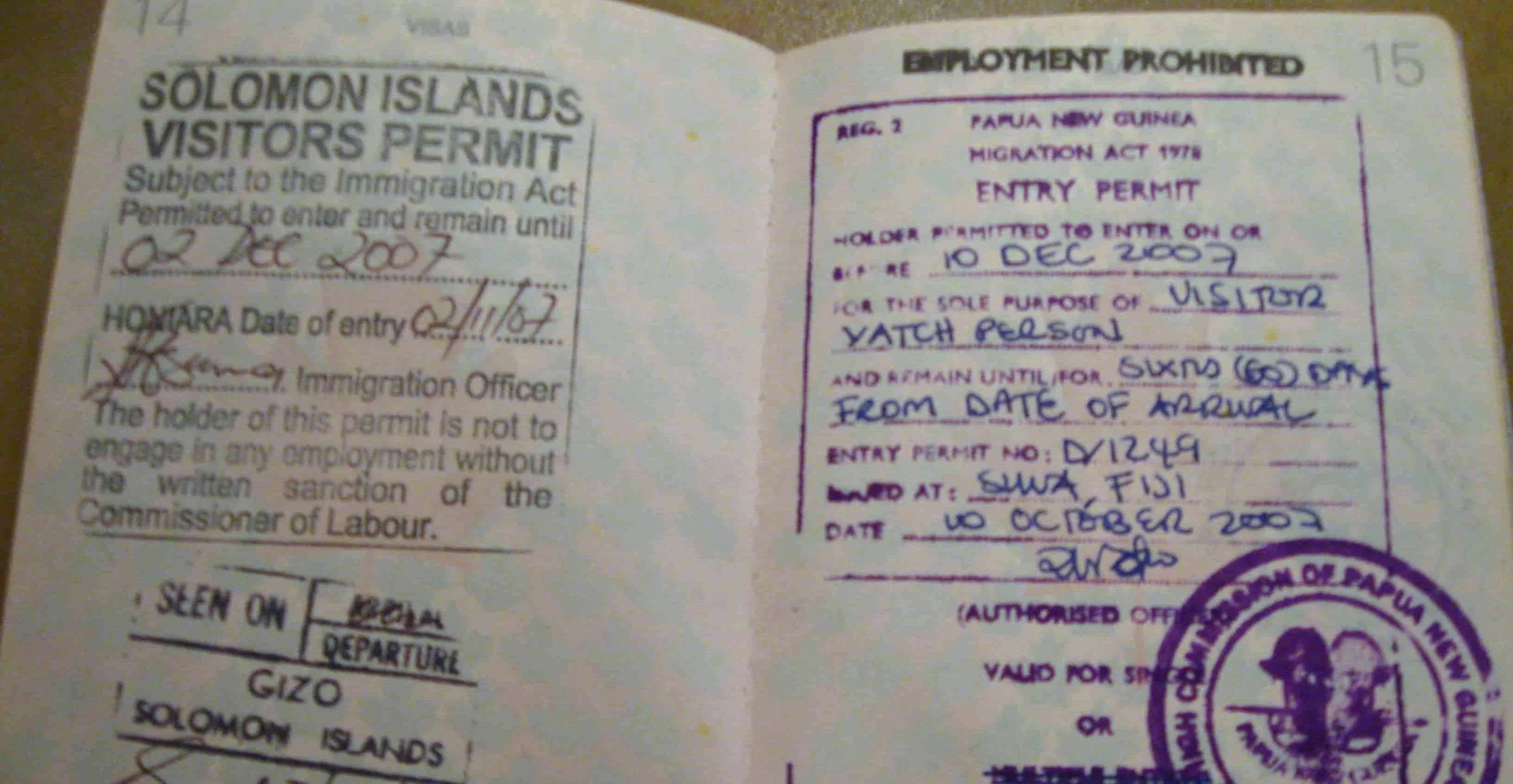 Solomon Adaları Vizesi