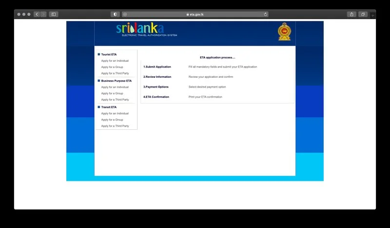 Sri Lanka Transit Vize Başvuru Süreci 3