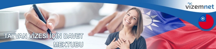 Tayvan Vizesi için Davet Mektubu