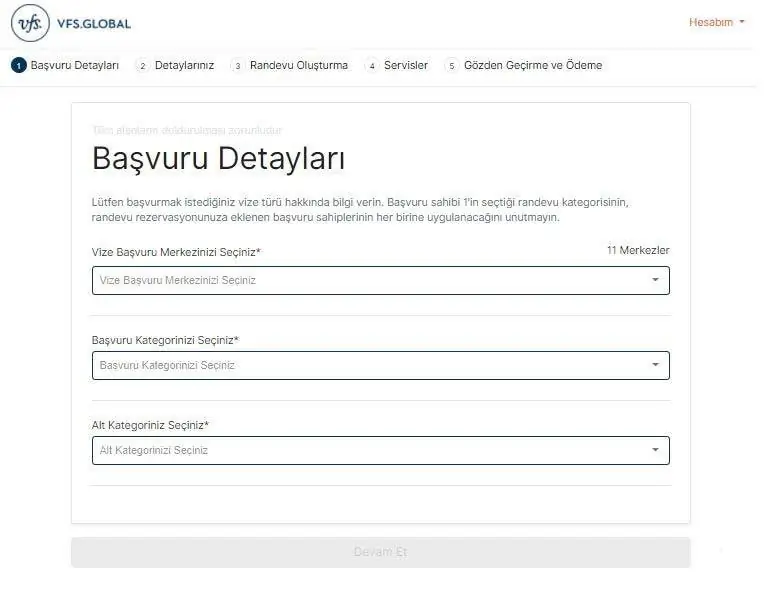 Estonya Vizesi için Nüfus Kayıt Örneği