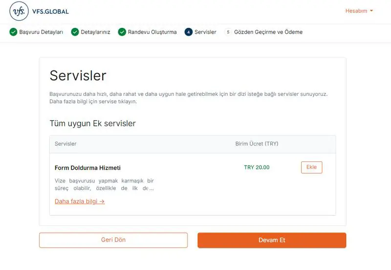 VFS Global Üzerinden Norveç Vize Randevu İşlemleri