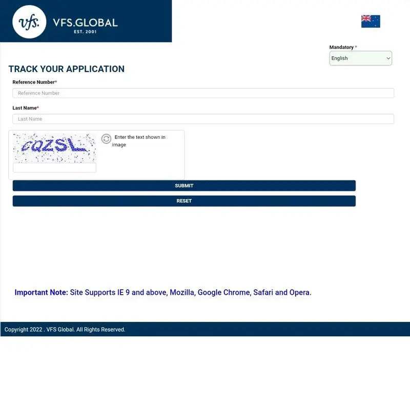 VFS Global Üzerinden Yeni Zelanda Vizesi Nasıl Sorgulanır?
