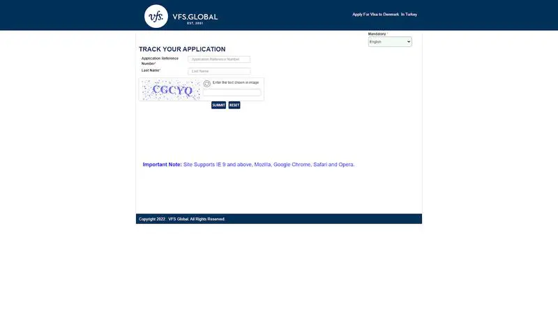VFS Üzerinden Danimarka Vize Takip İşlemi Nasıl Yapılır?