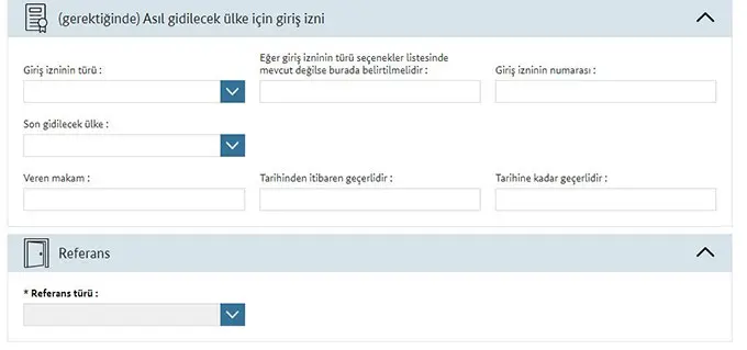 Videx Almanya Vize Başvuru Formu Seyahatle İlgili Bilgiler - 2
