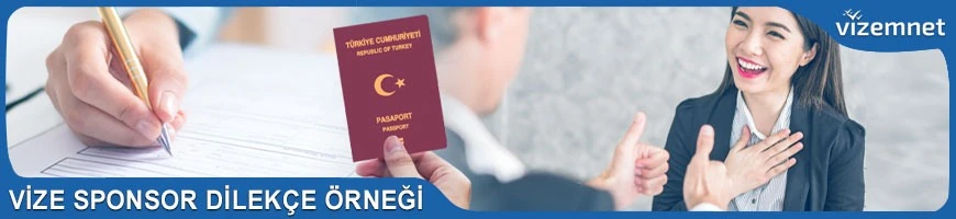Vize Sponsor Dilekçe Örneği
