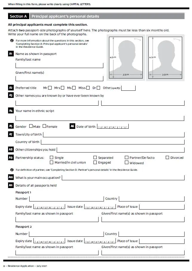 Yeni Zelanda Aile Birleşimi Vizesi Başvuru Formu Nasıl Doldurulur?